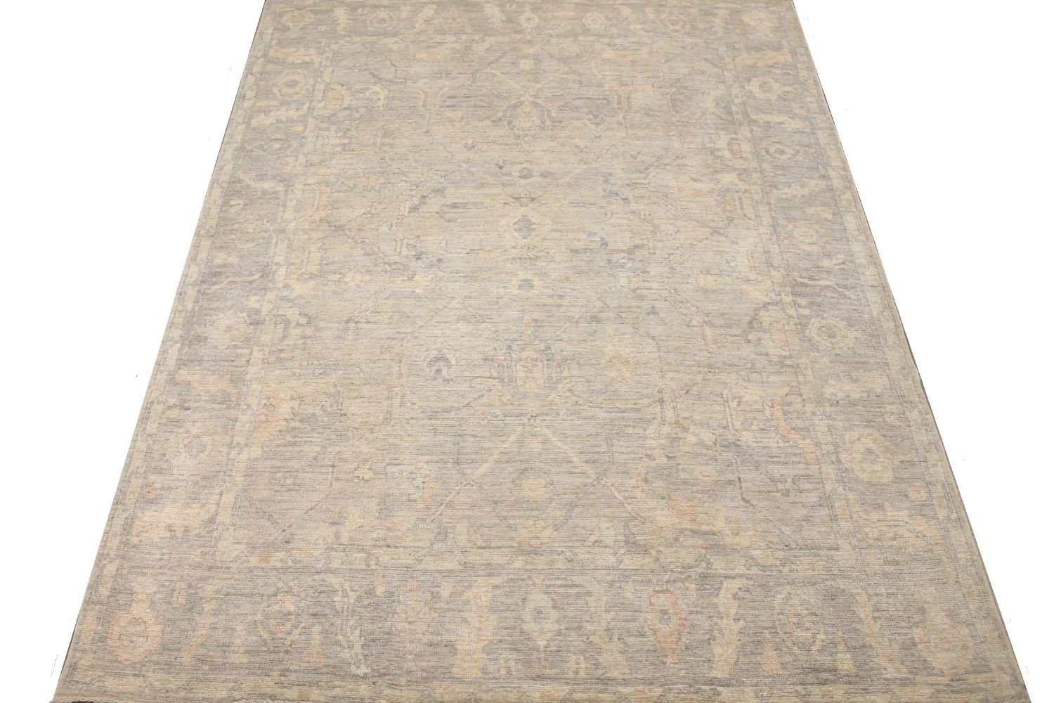 8x10 Oushak Hand Knotted Wool Area Rug - MR030182