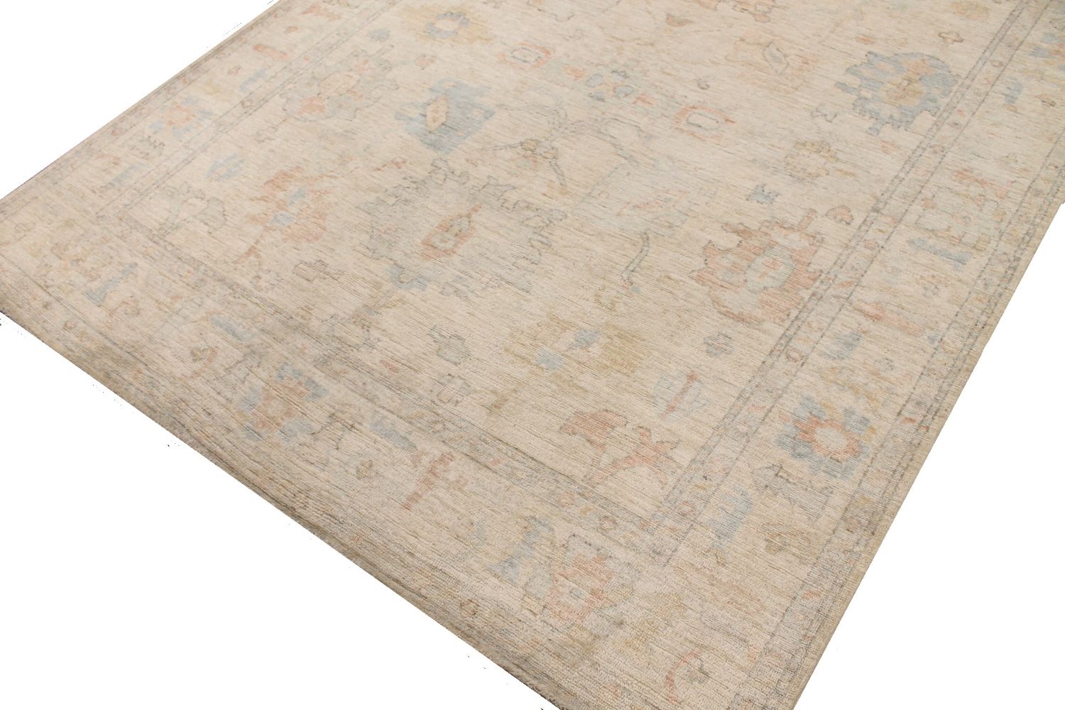 8x10 Oushak Hand Knotted Wool Area Rug - MR030183