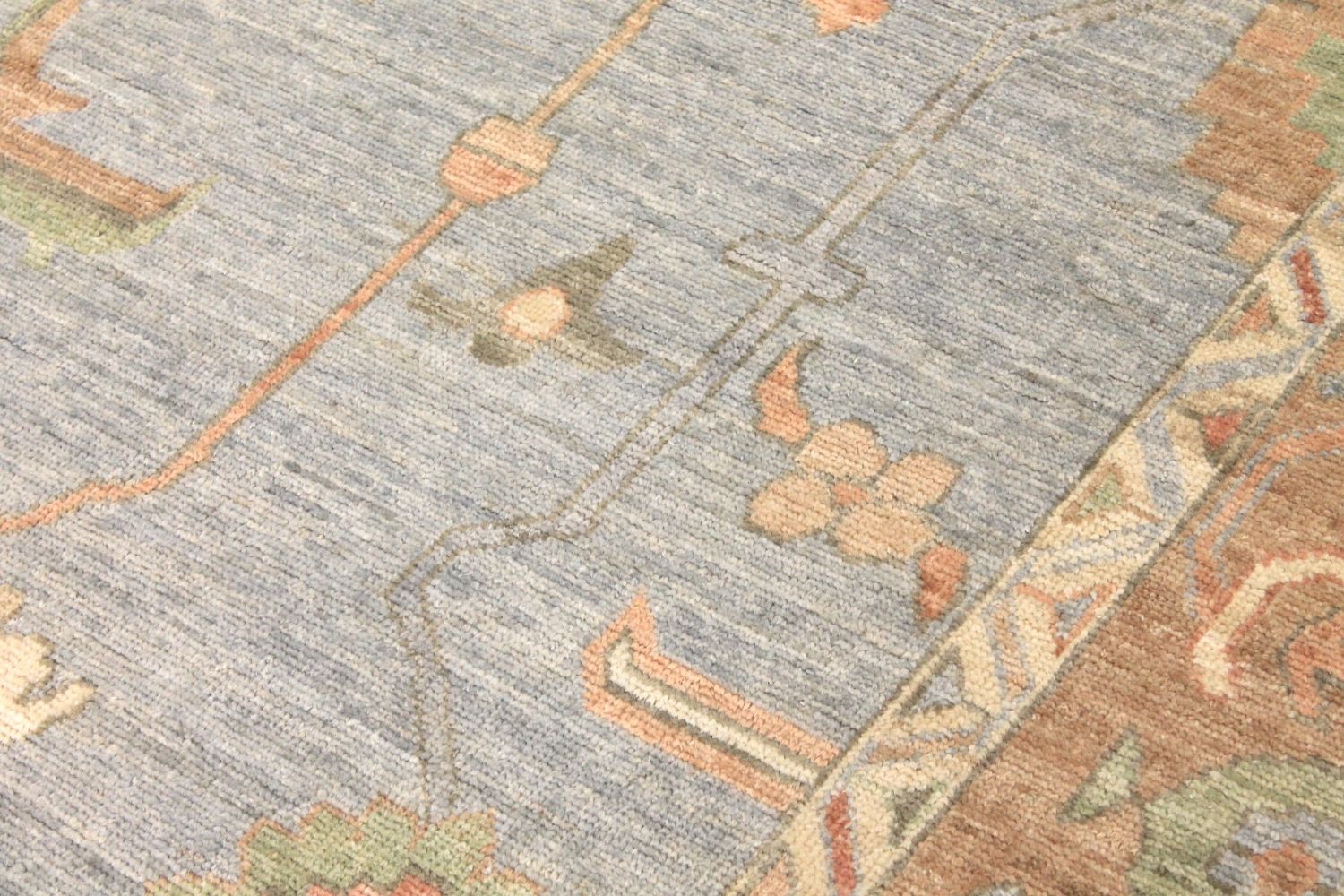 9x12 Oushak Hand Knotted Wool Area Rug - MR030186