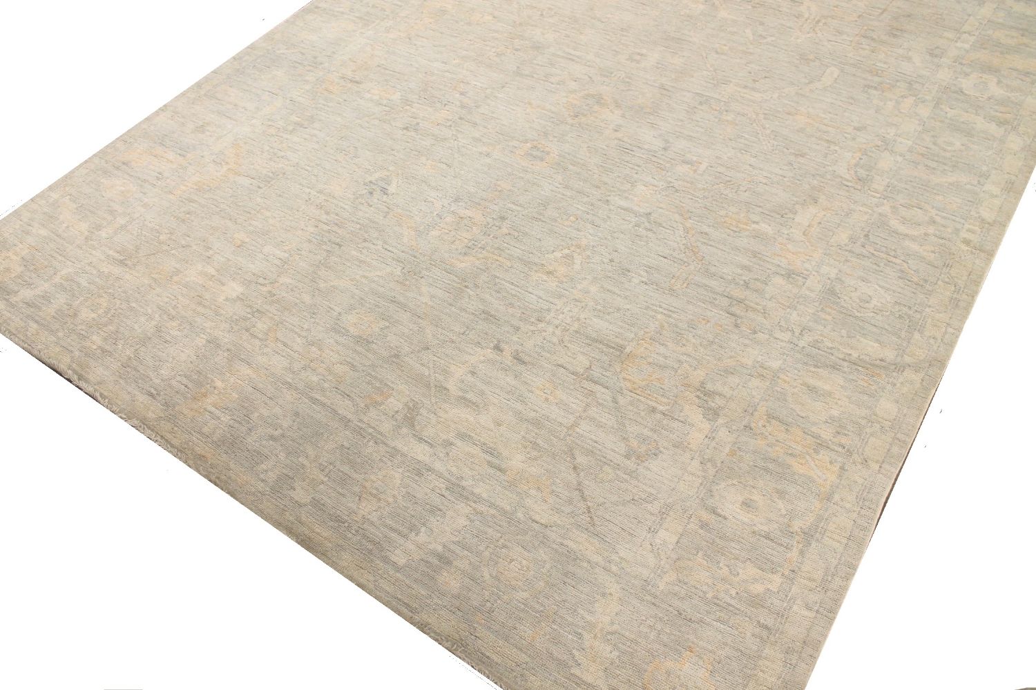 9x12 Oushak Hand Knotted Wool Area Rug - MR030188