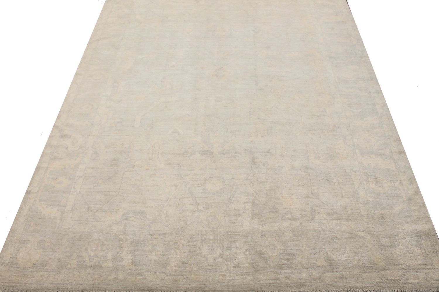 9x12 Oushak Hand Knotted Wool Area Rug - MR030188