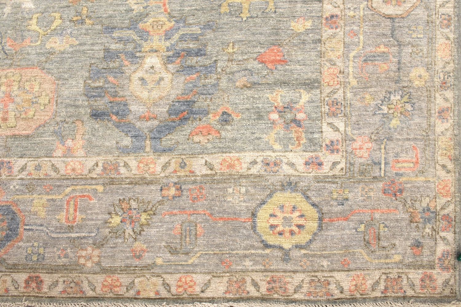 9x12 Oushak Hand Knotted Wool Area Rug - MR030189