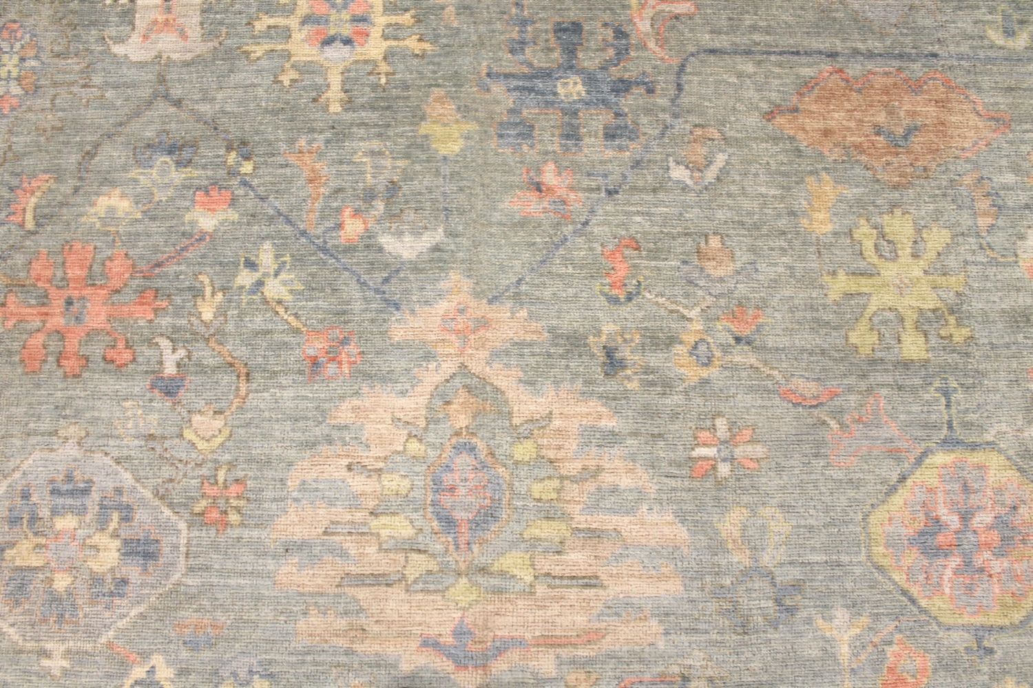 9x12 Oushak Hand Knotted Wool Area Rug - MR030189