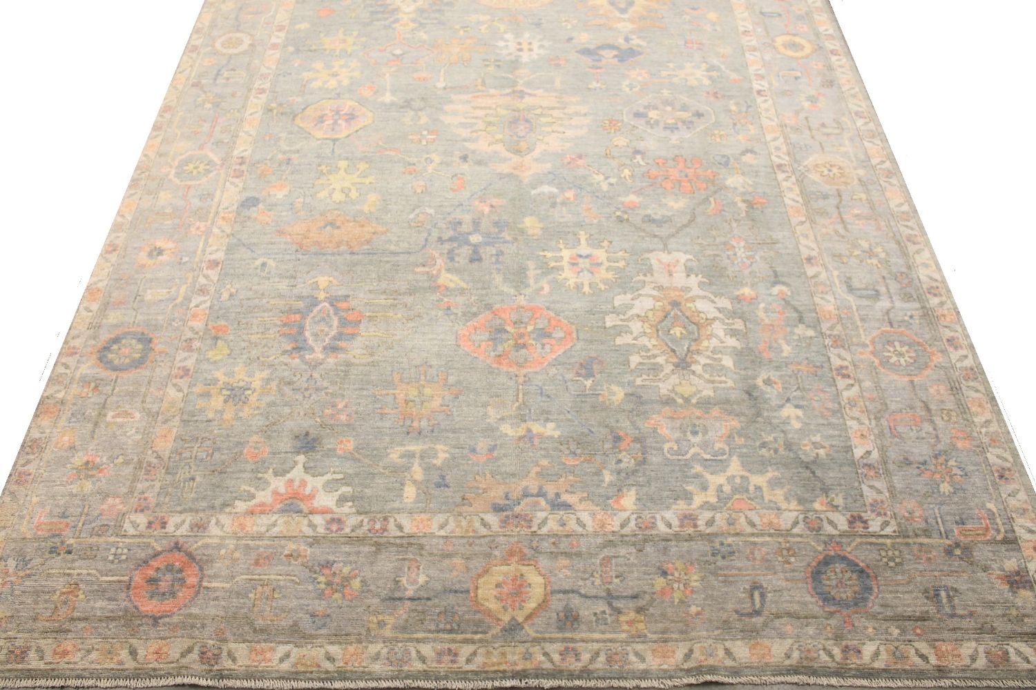 9x12 Oushak Hand Knotted Wool Area Rug - MR030189