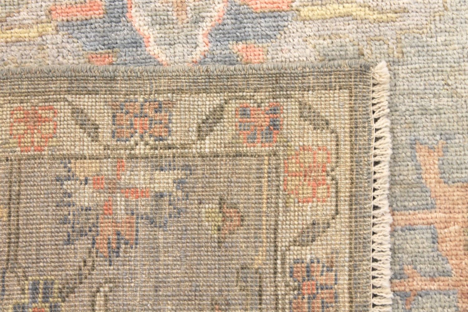 9x12 Oushak Hand Knotted Wool Area Rug - MR030189