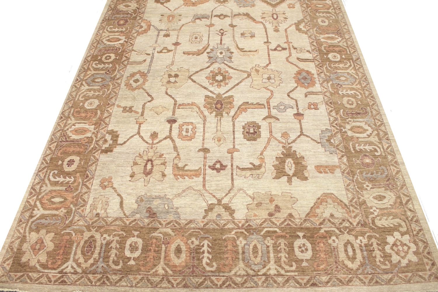 10x14 Oushak Hand Knotted Wool Area Rug - MR030190