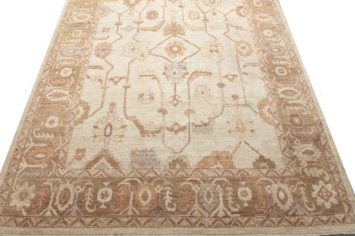 10x14 Oushak Hand Knotted Wool Area Rug - MR030190