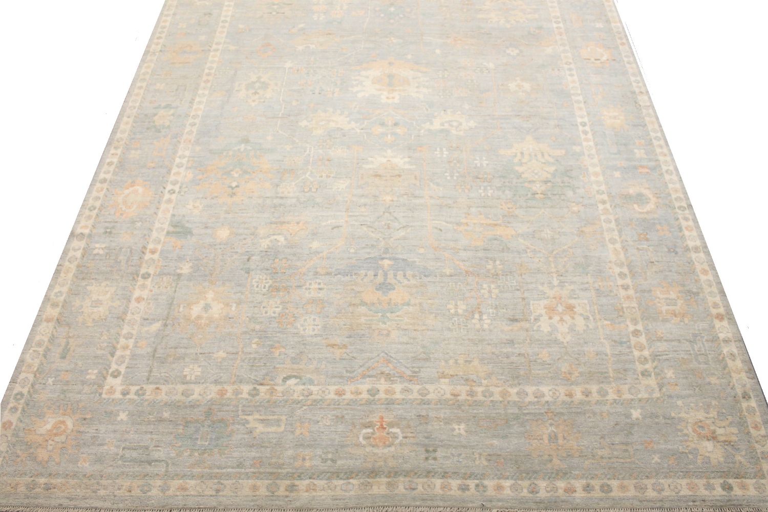 10x14 Oushak Hand Knotted Wool Area Rug - MR030192