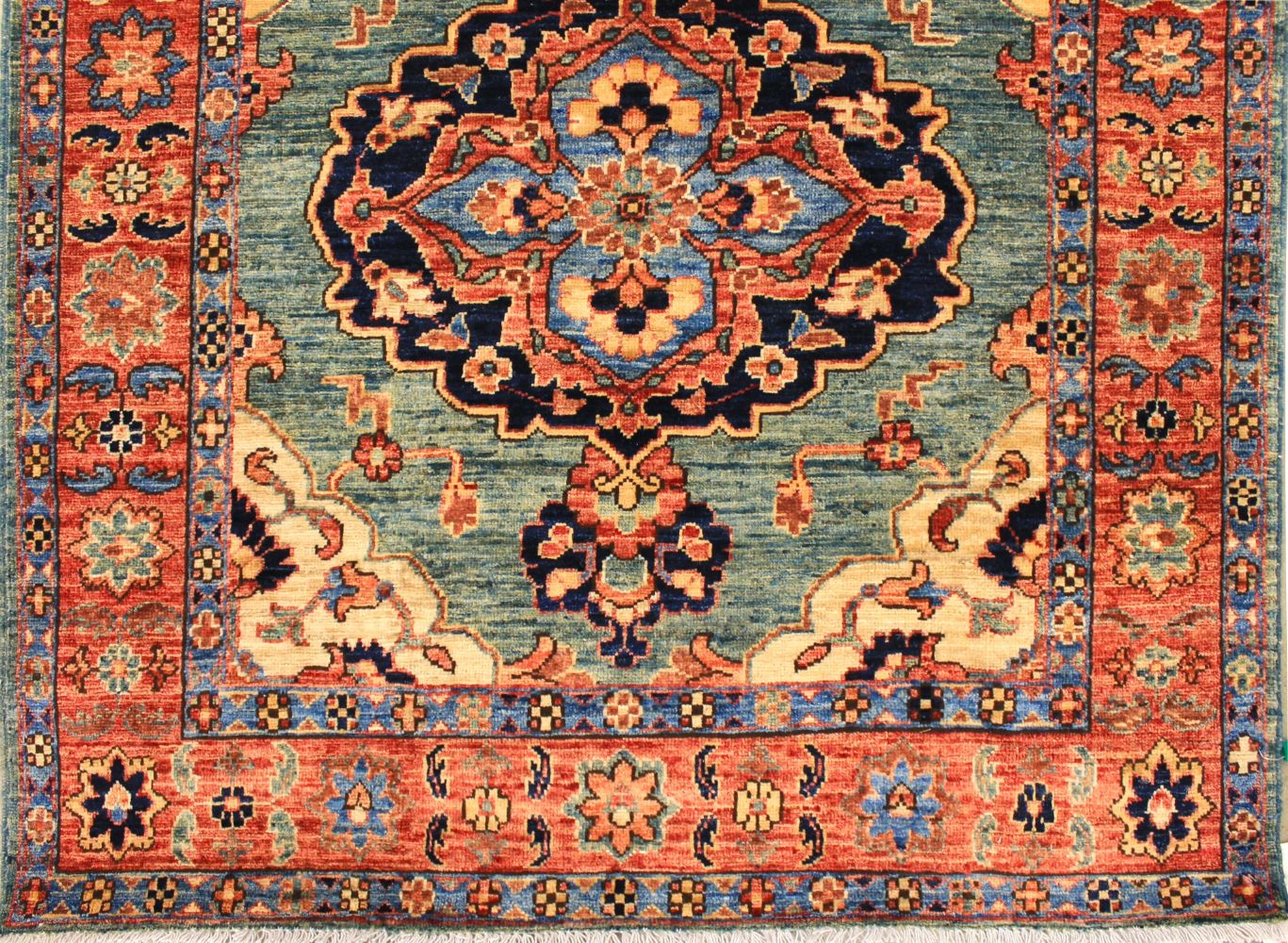 Wide Runner Aryana & Antique Revivals Hand Knotted Wool Area Rug - MR030196