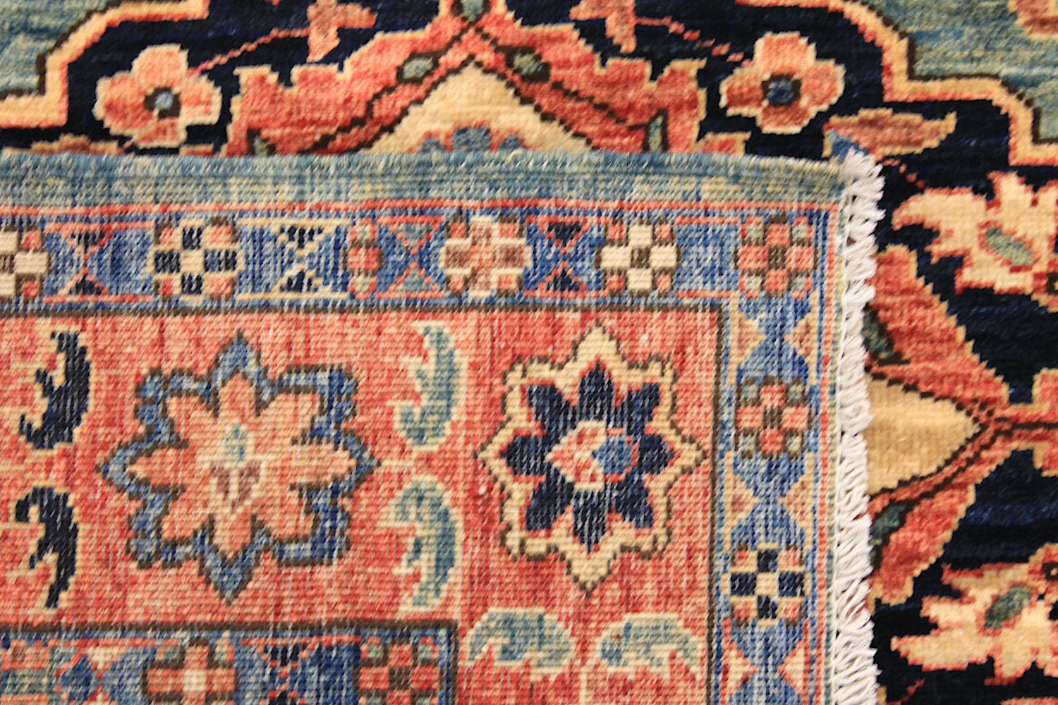 Wide Runner Aryana & Antique Revivals Hand Knotted Wool Area Rug - MR030196