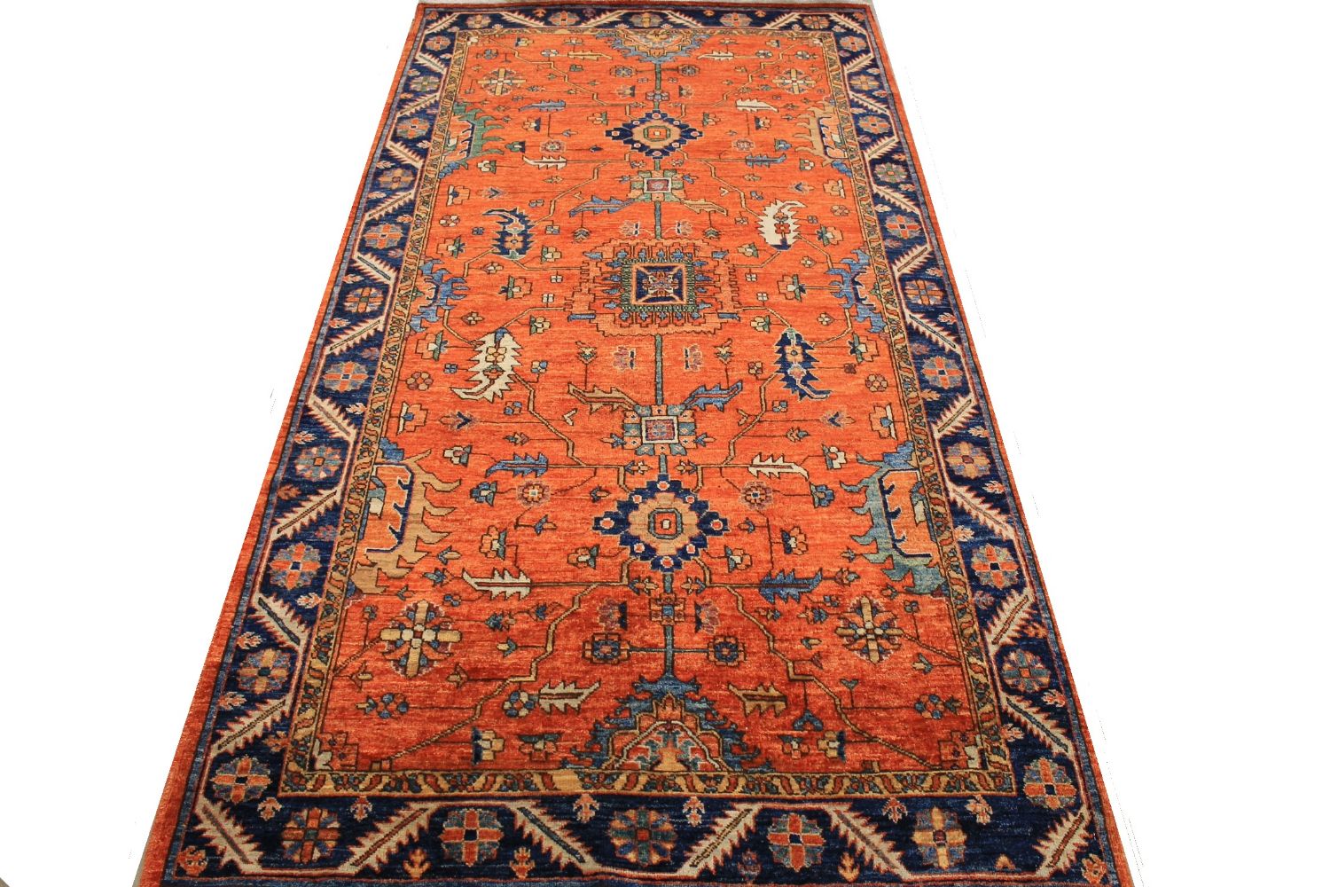 Wide Runner Aryana & Antique Revivals Hand Knotted Wool Area Rug - MR030197