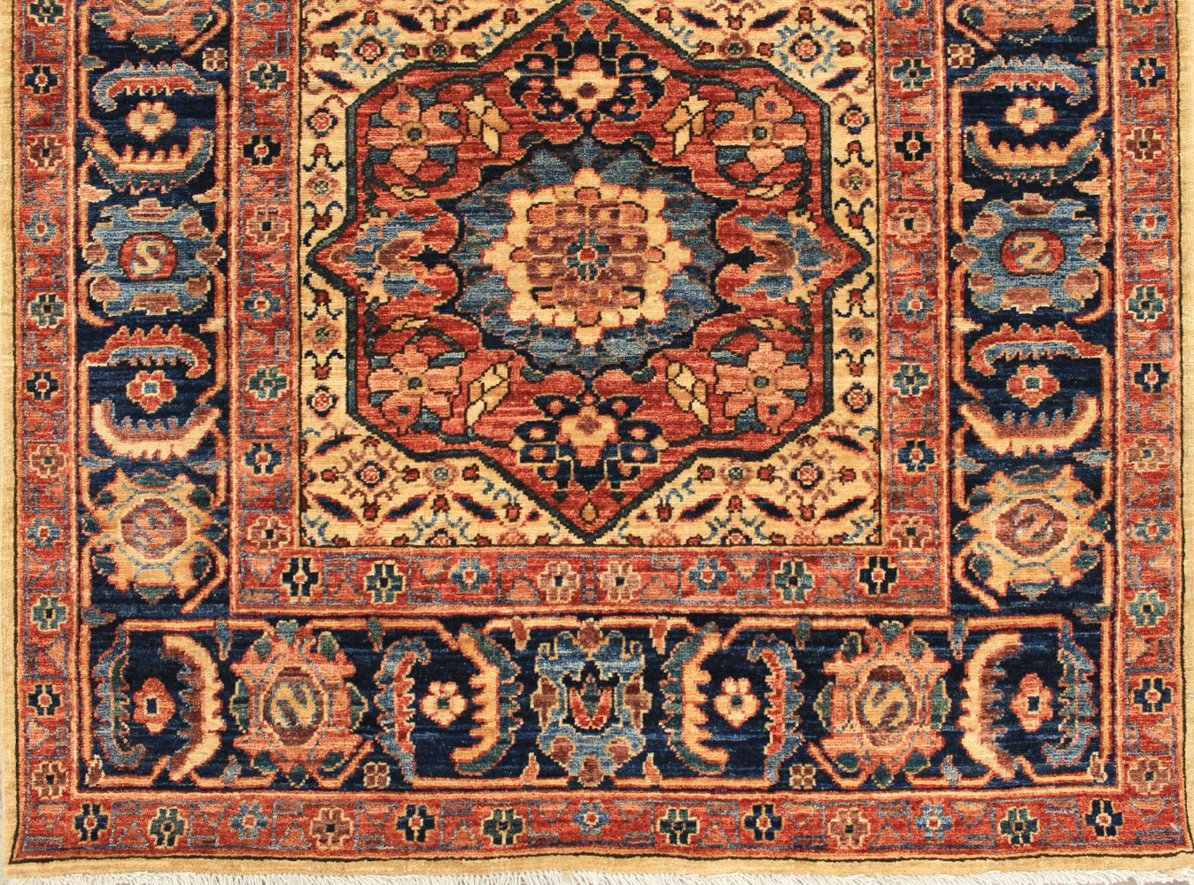 Wide Runner Aryana & Antique Revivals Hand Knotted Wool Area Rug - MR030198