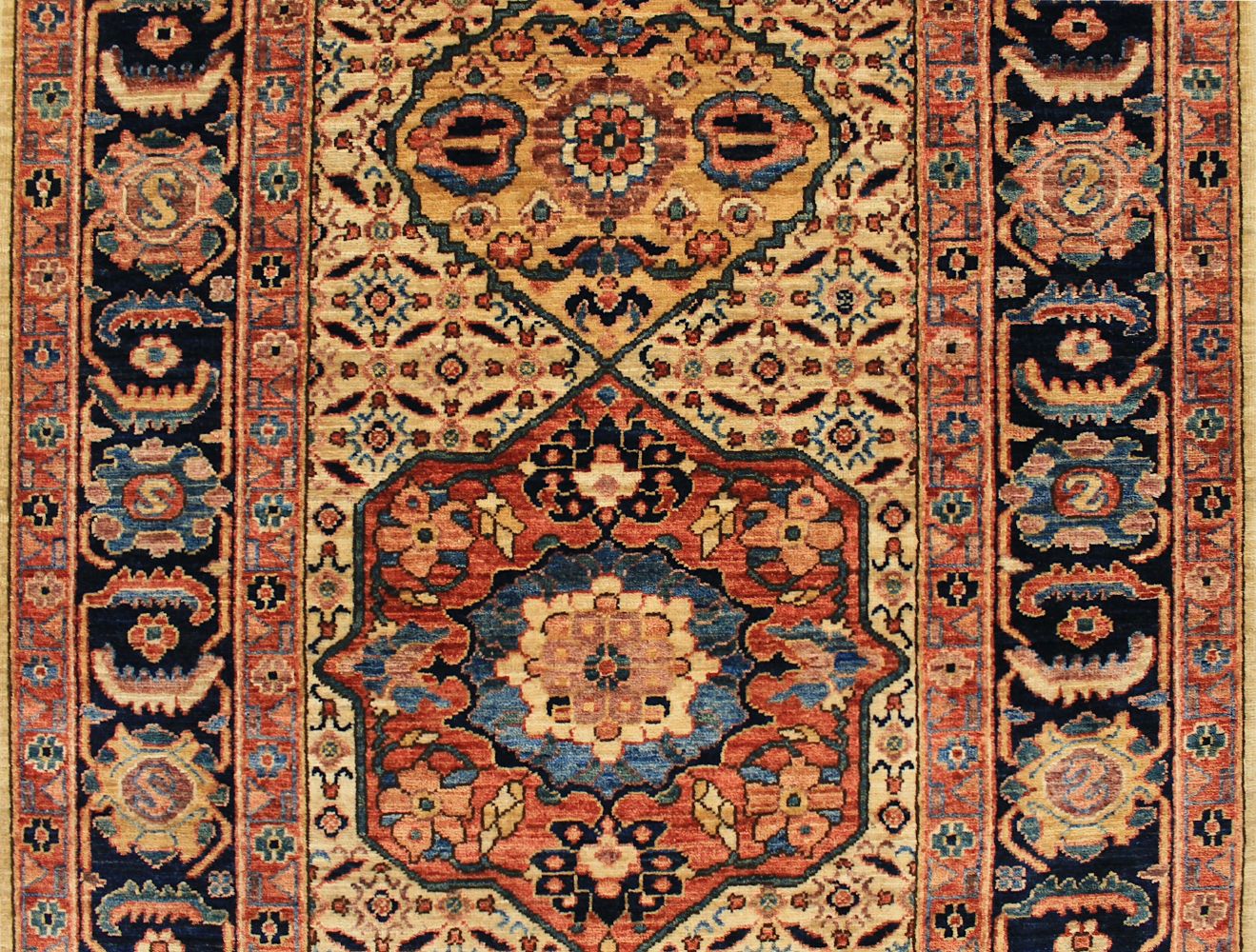 Wide Runner Aryana & Antique Revivals Hand Knotted Wool Area Rug - MR030198