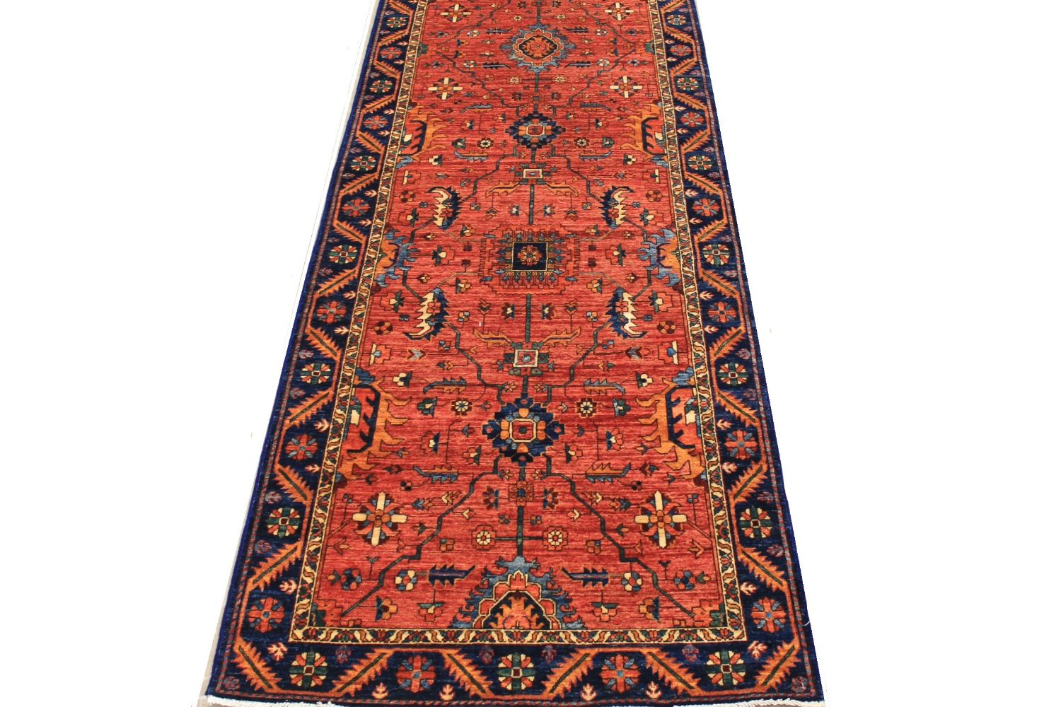 Wide Runner Aryana & Antique Revivals Hand Knotted Wool Area Rug - MR030199