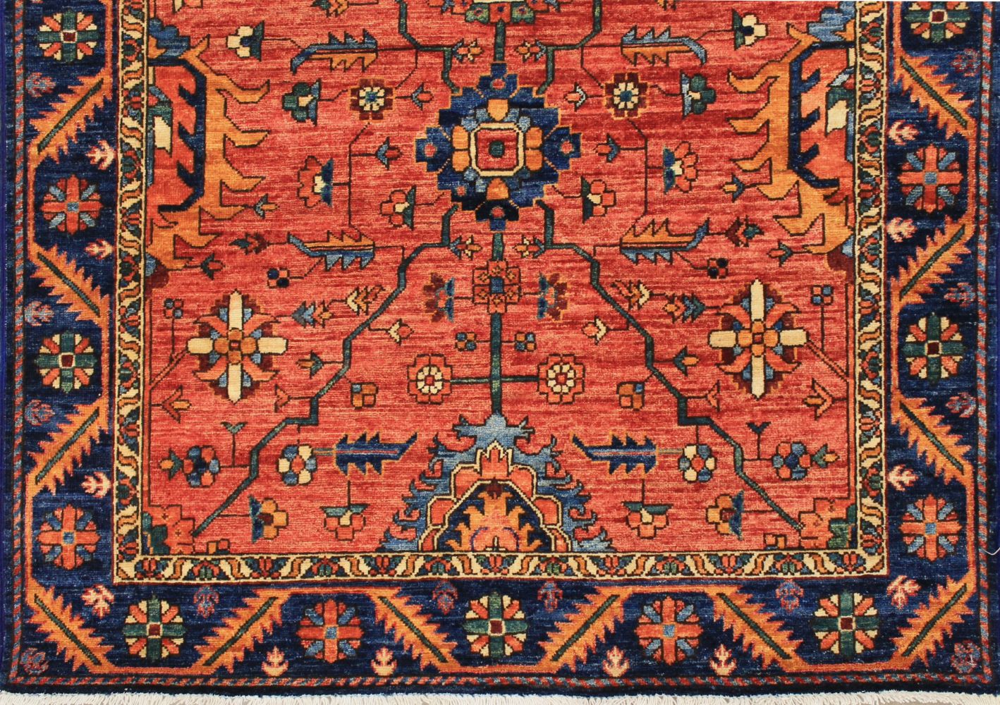 Wide Runner Aryana & Antique Revivals Hand Knotted Wool Area Rug - MR030199