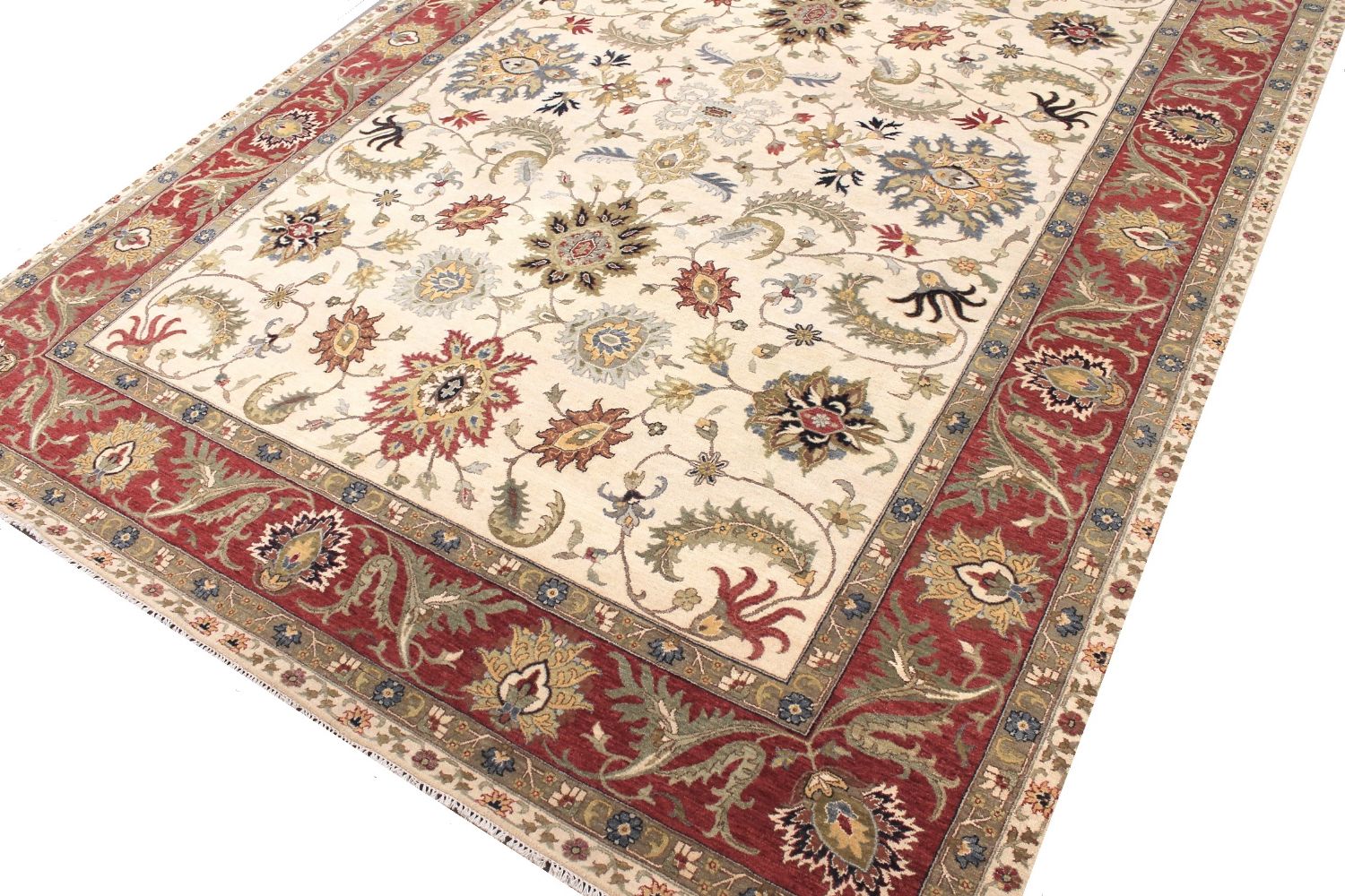 10x14 Traditional Hand Knotted Wool Area Rug - MR030243