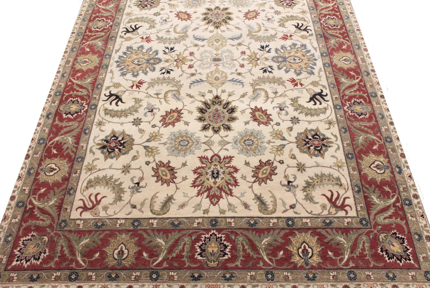 10x14 Traditional Hand Knotted Wool Area Rug - MR030243