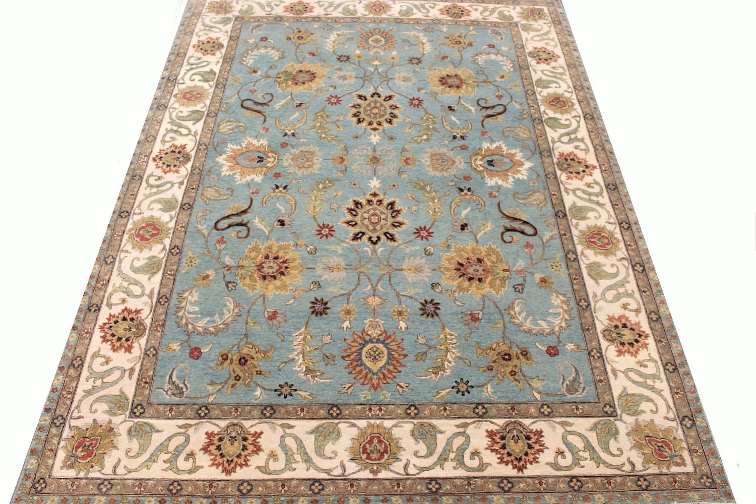 9x12 Traditional Hand Knotted Wool Area Rug - MR030245
