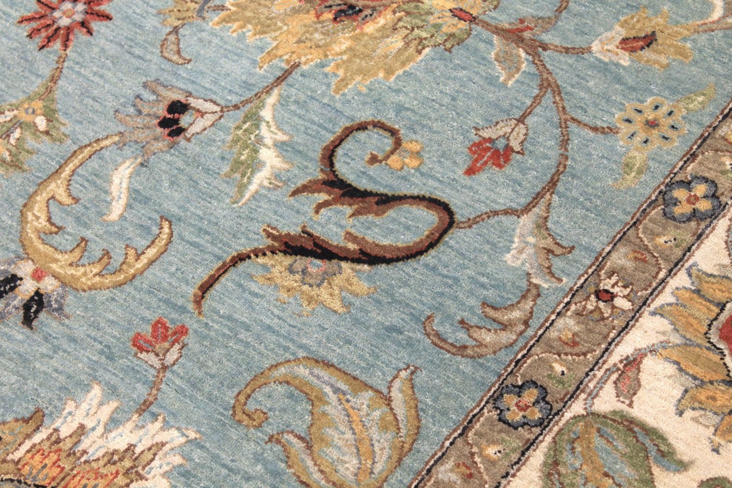 9x12 Traditional Hand Knotted Wool Area Rug - MR030245