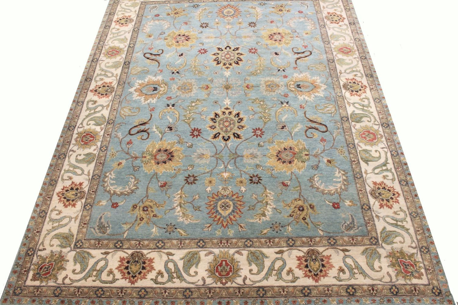 9x12 Traditional Hand Knotted Wool Area Rug - MR030245