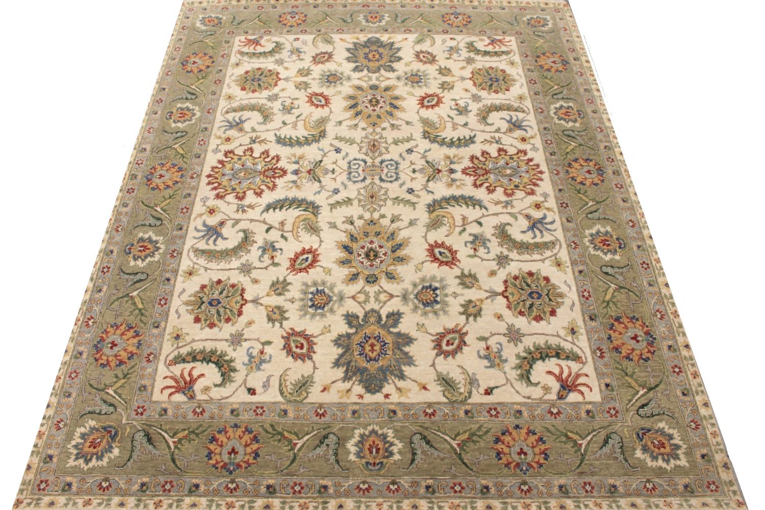 8x10 Traditional Hand Knotted Wool Area Rug - MR030248