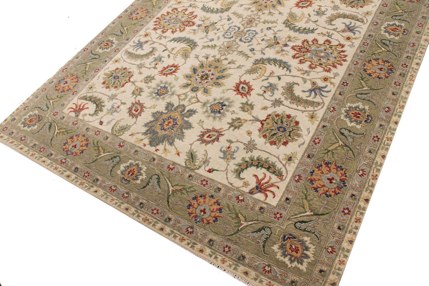 8x10 Traditional Hand Knotted Wool Area Rug - MR030248
