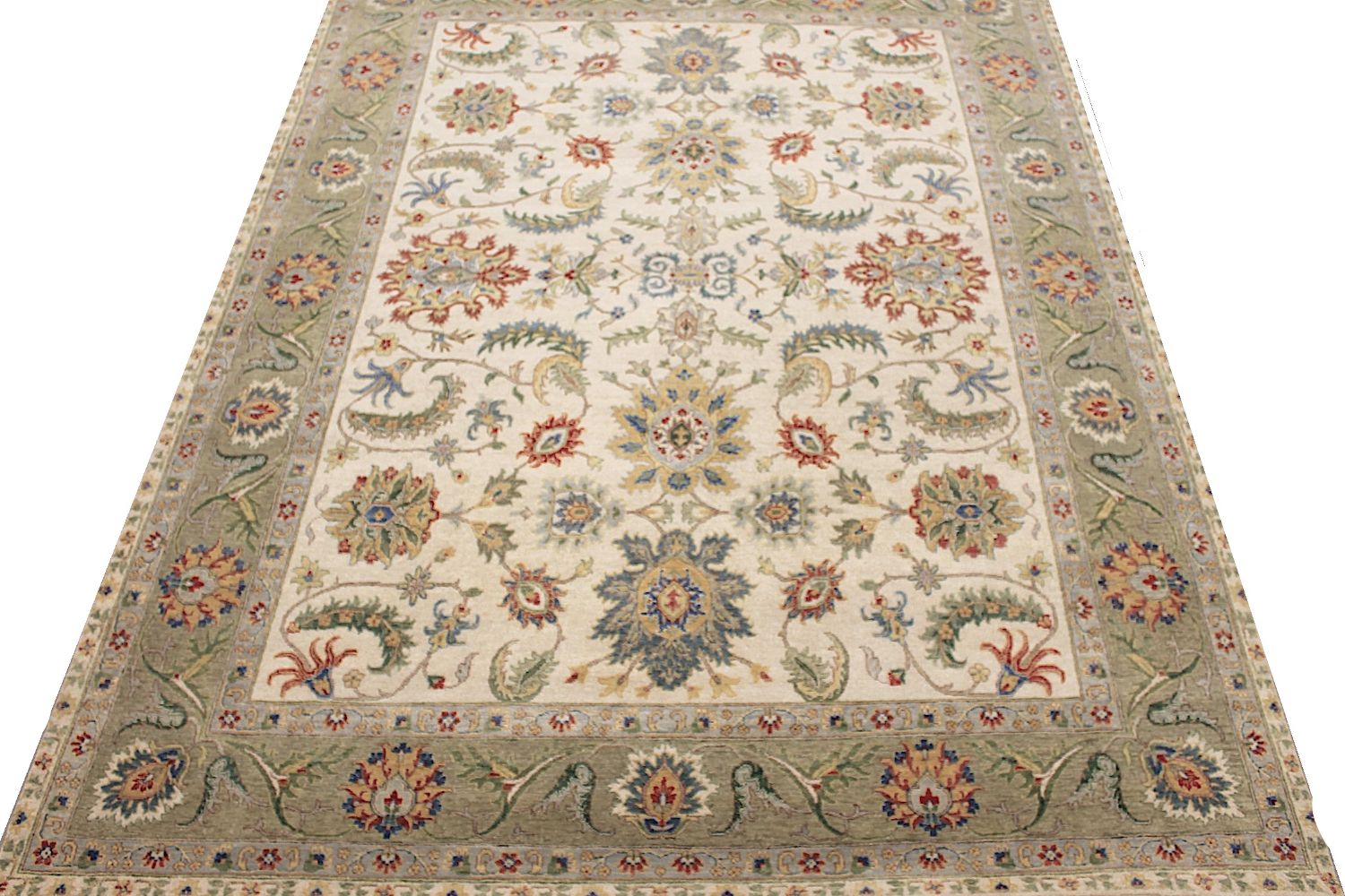 8x10 Traditional Hand Knotted Wool Area Rug - MR030248
