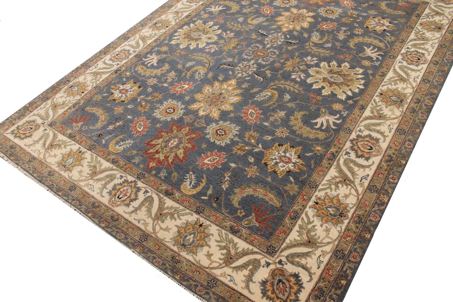 9x12 Traditional Hand Knotted Wool Area Rug - MR030250