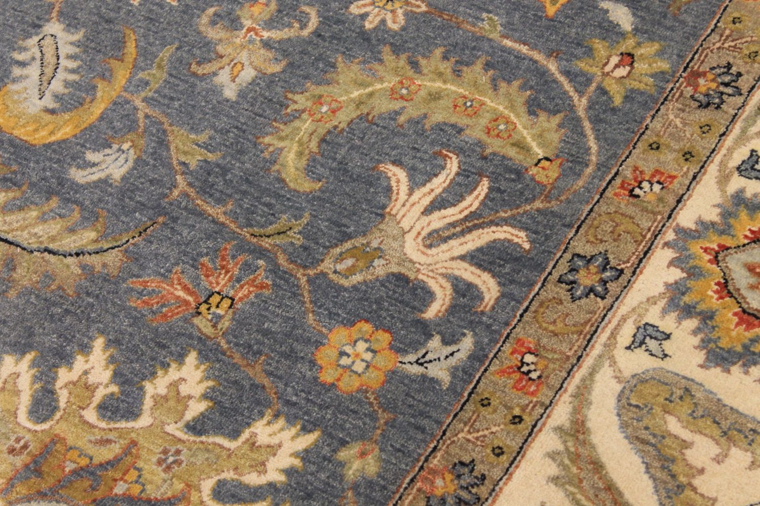 9x12 Traditional Hand Knotted Wool Area Rug - MR030250