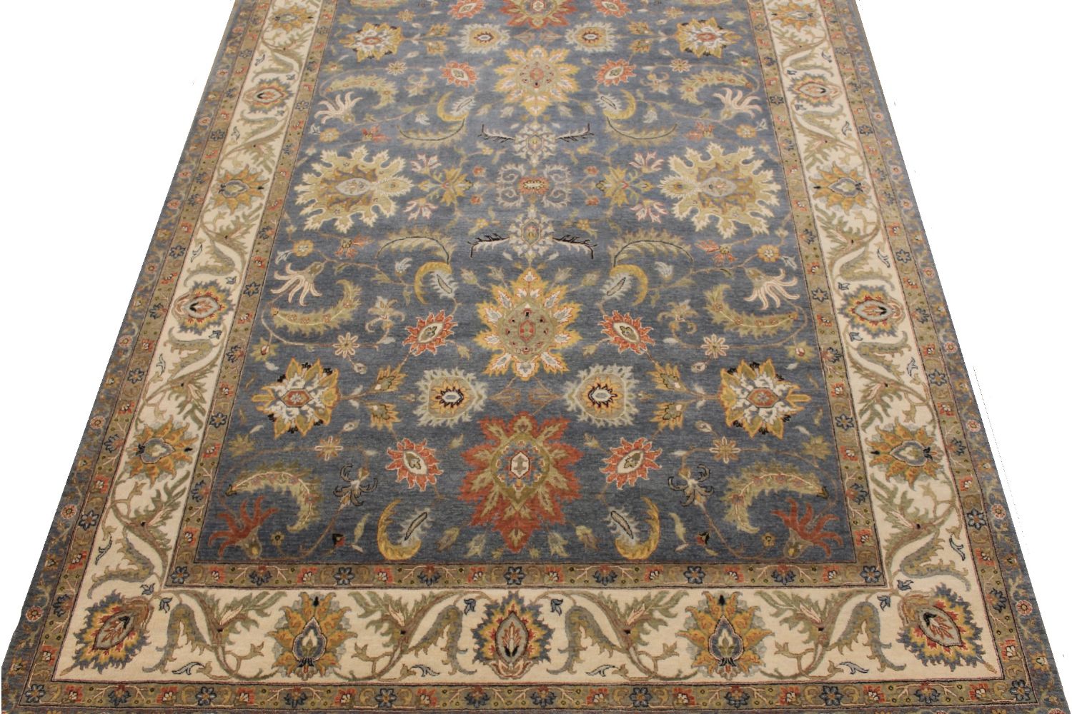 9x12 Traditional Hand Knotted Wool Area Rug - MR030250