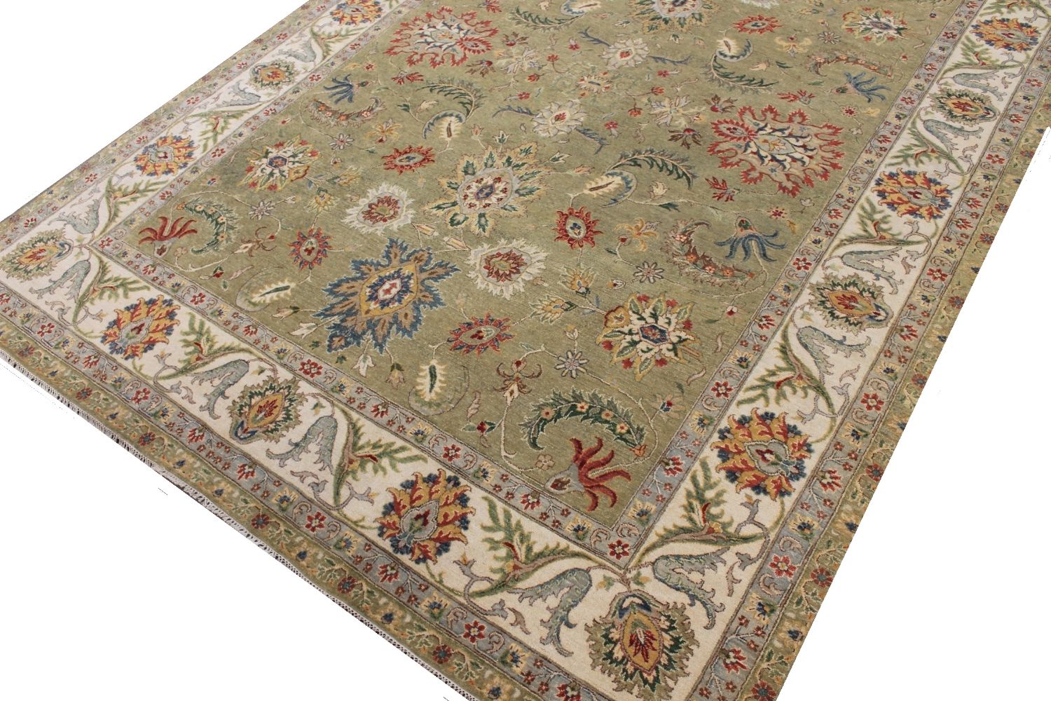 9x12 Traditional Hand Knotted Wool Area Rug - MR030251