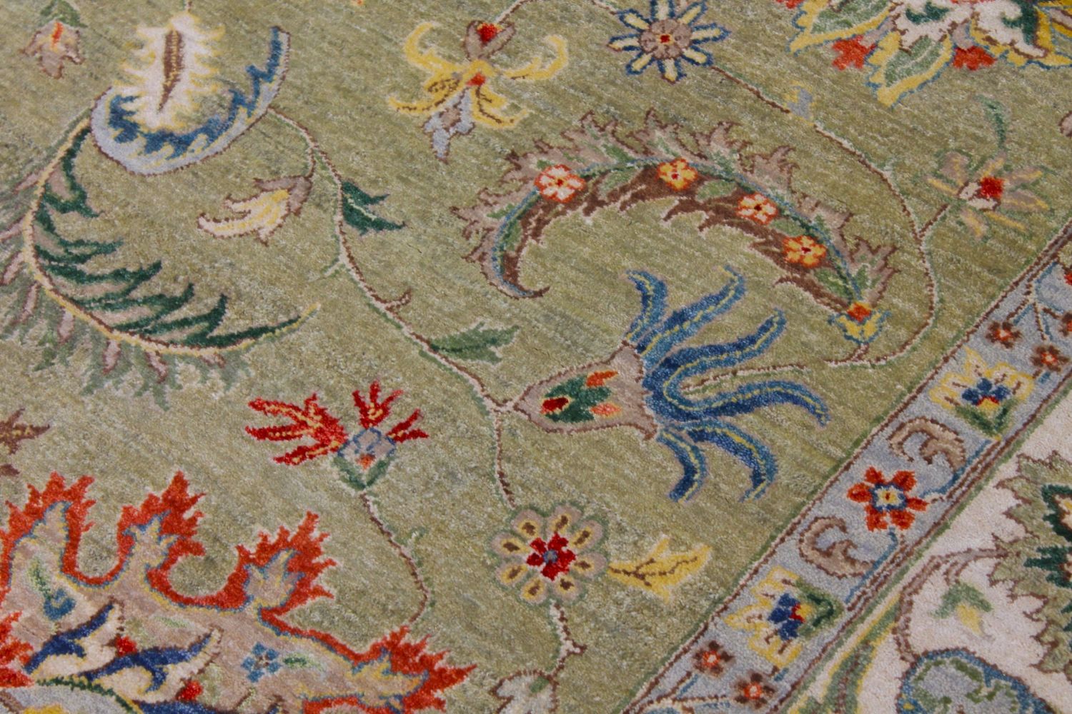 9x12 Traditional Hand Knotted Wool Area Rug - MR030251