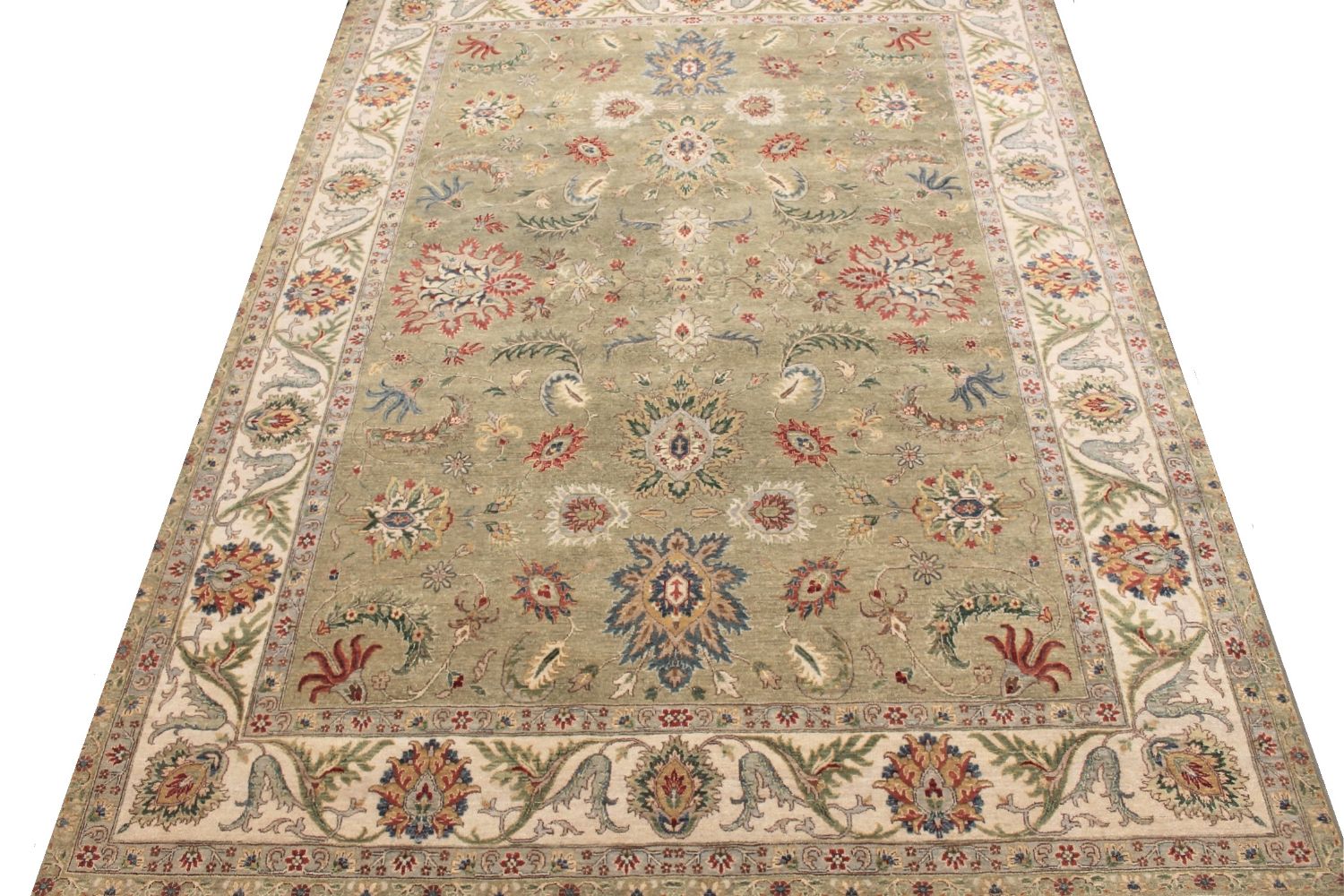 9x12 Traditional Hand Knotted Wool Area Rug - MR030251