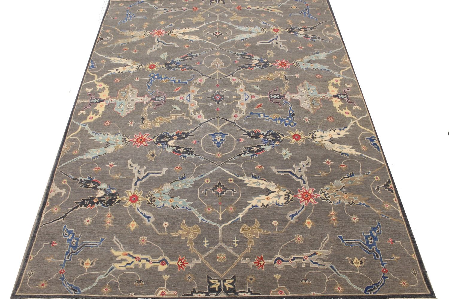 9x12 Traditional Hand Knotted Wool Area Rug - MR030252