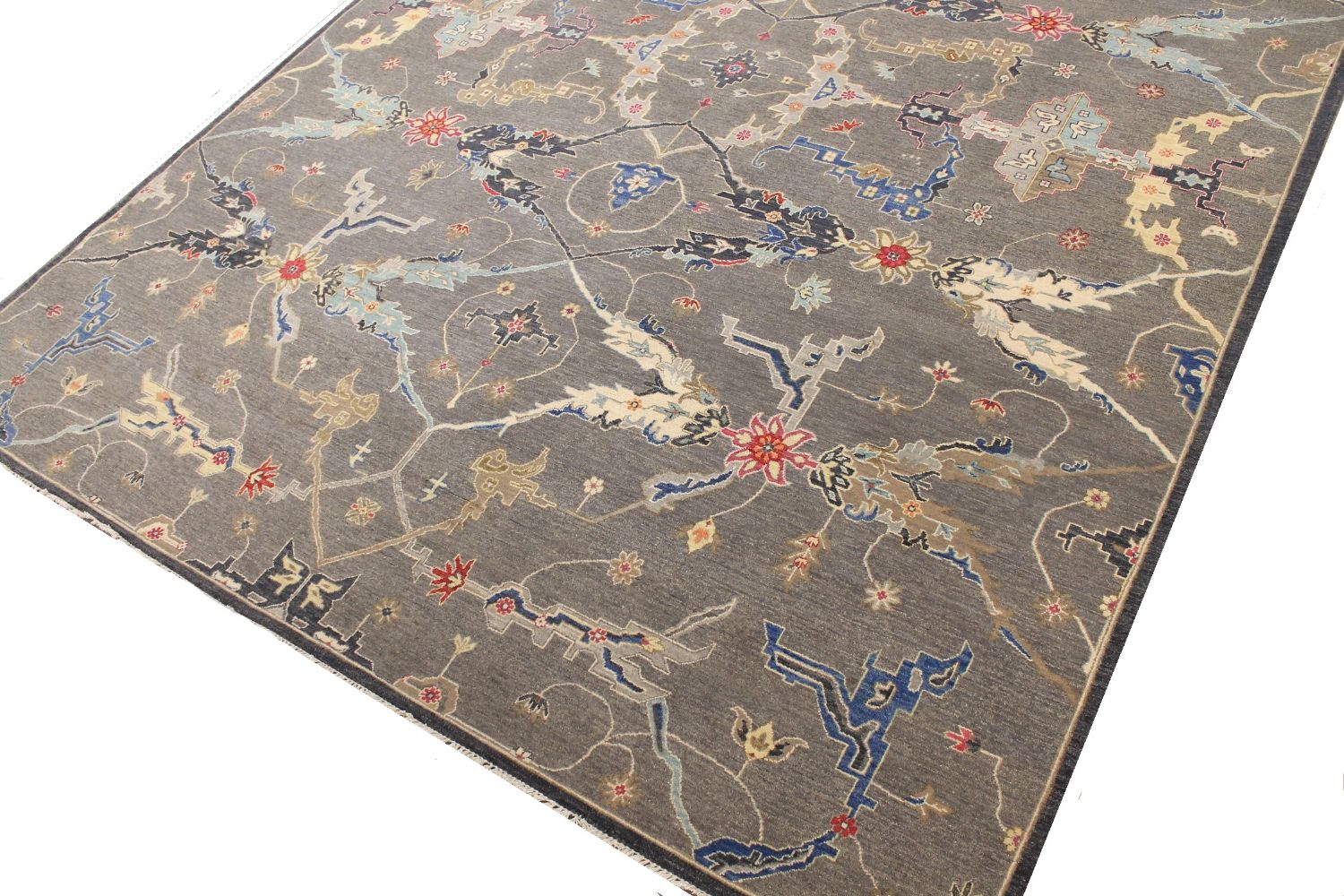 9x12 Traditional Hand Knotted Wool Area Rug - MR030252