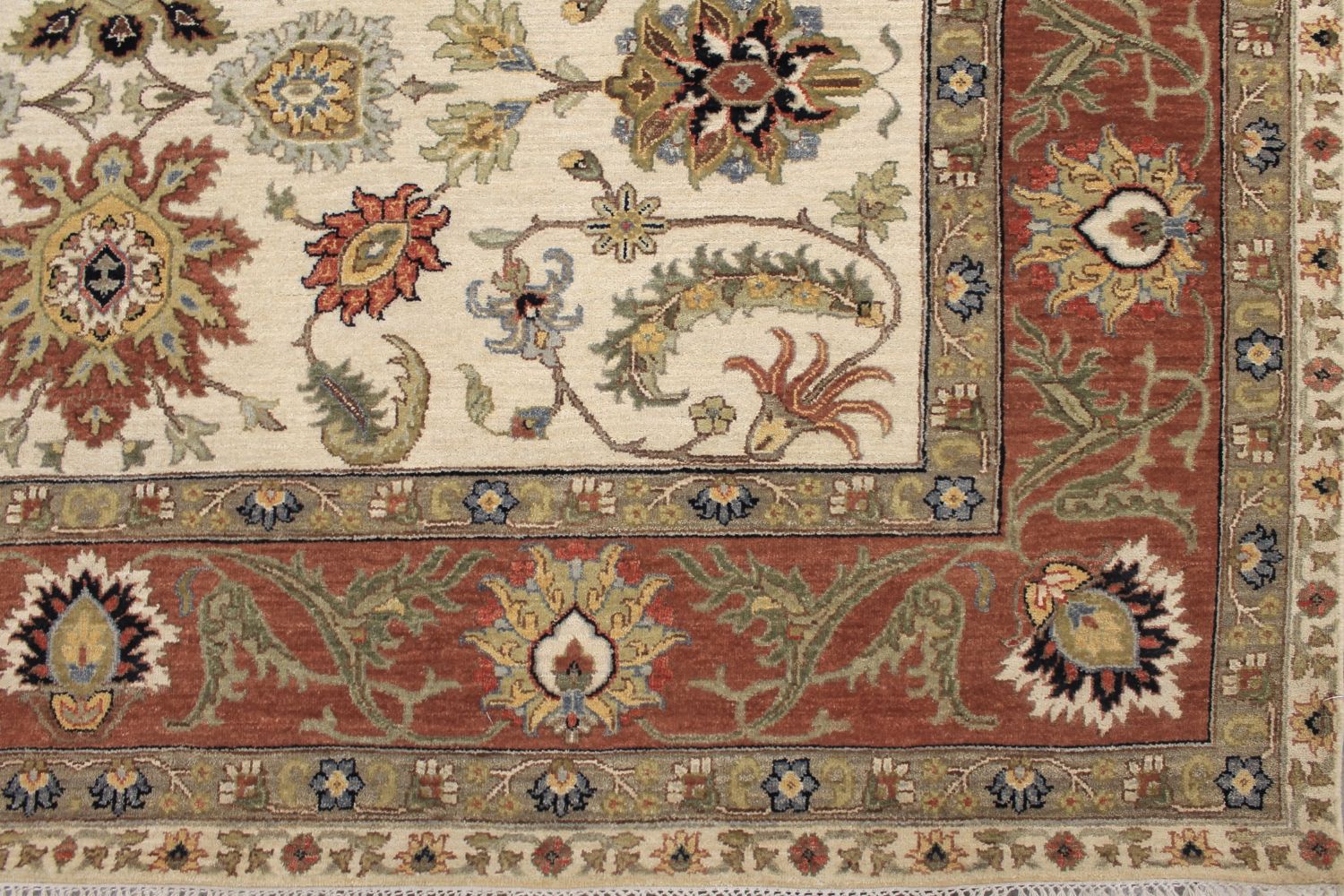 8x10 Traditional Hand Knotted Wool Area Rug - MR030253