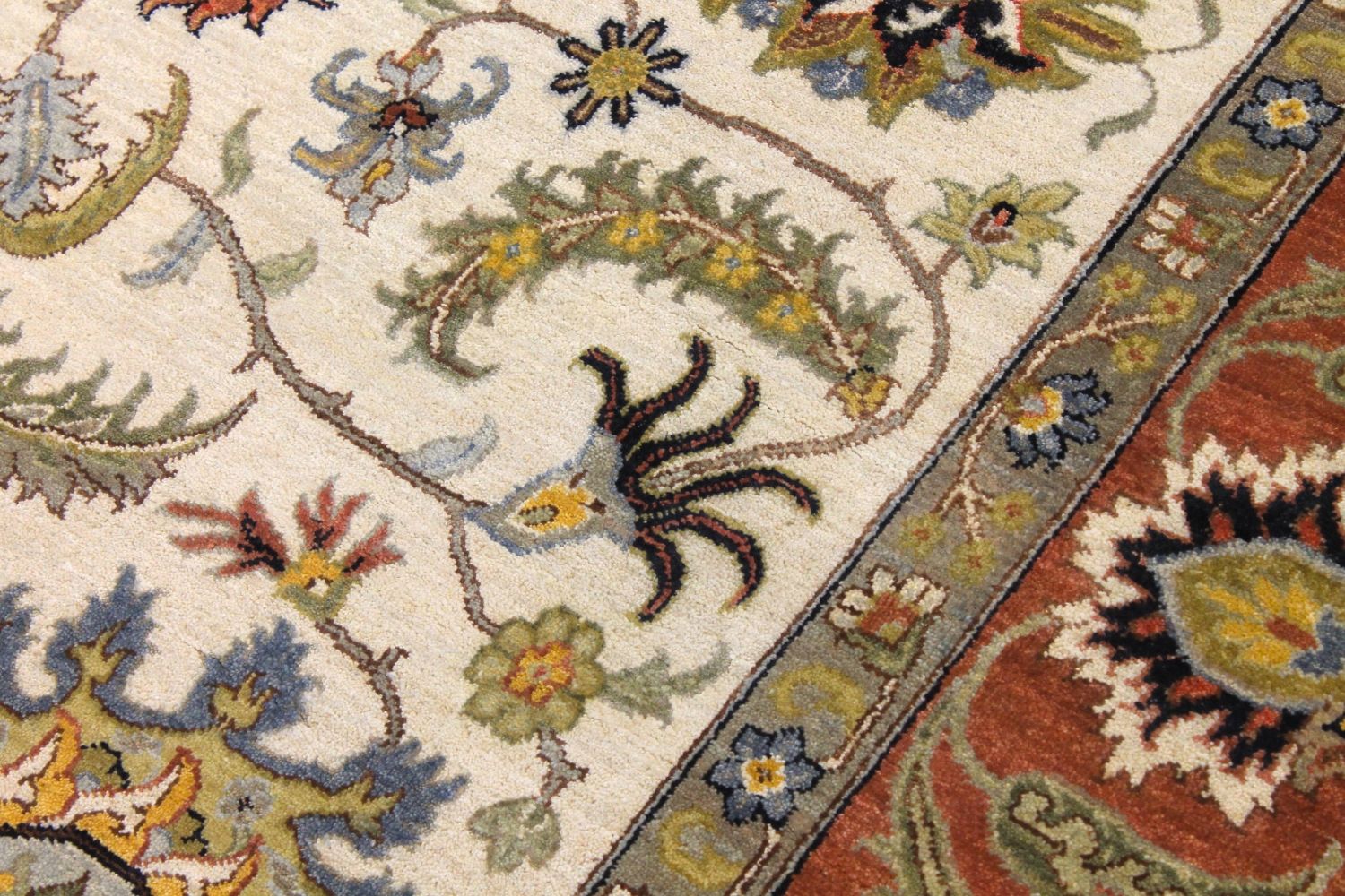 8x10 Traditional Hand Knotted Wool Area Rug - MR030253