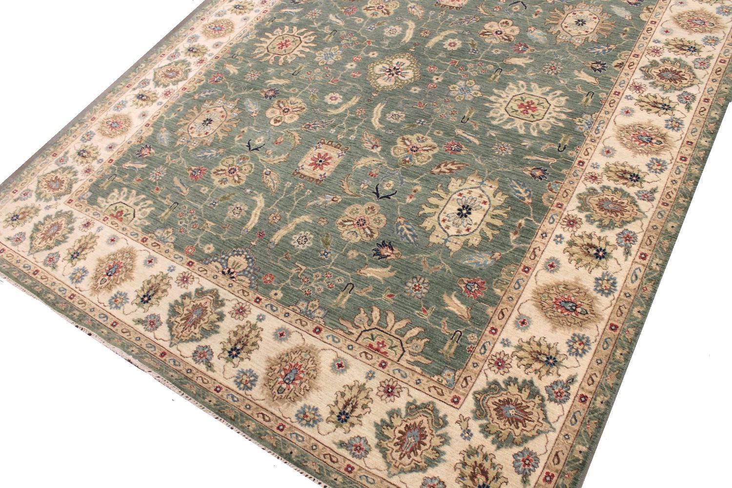 8x10 Traditional Hand Knotted Wool Area Rug - MR030255