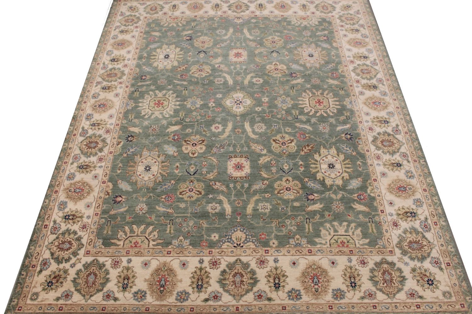 8x10 Traditional Hand Knotted Wool Area Rug - MR030255
