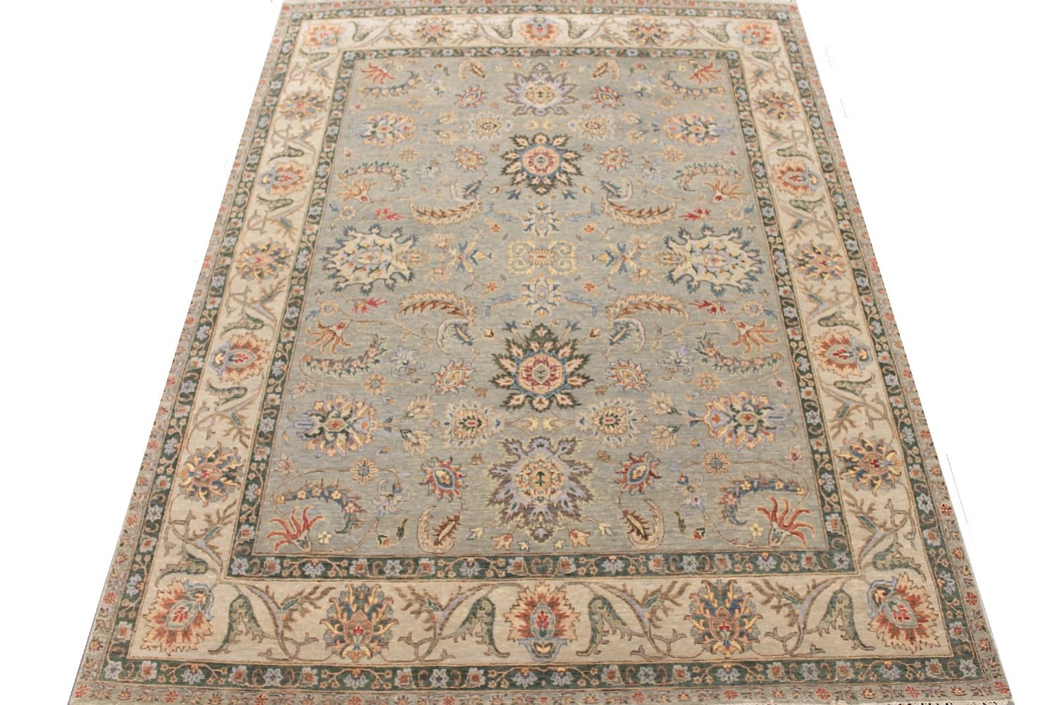 8x10 Traditional Hand Knotted Wool Area Rug - MR030258