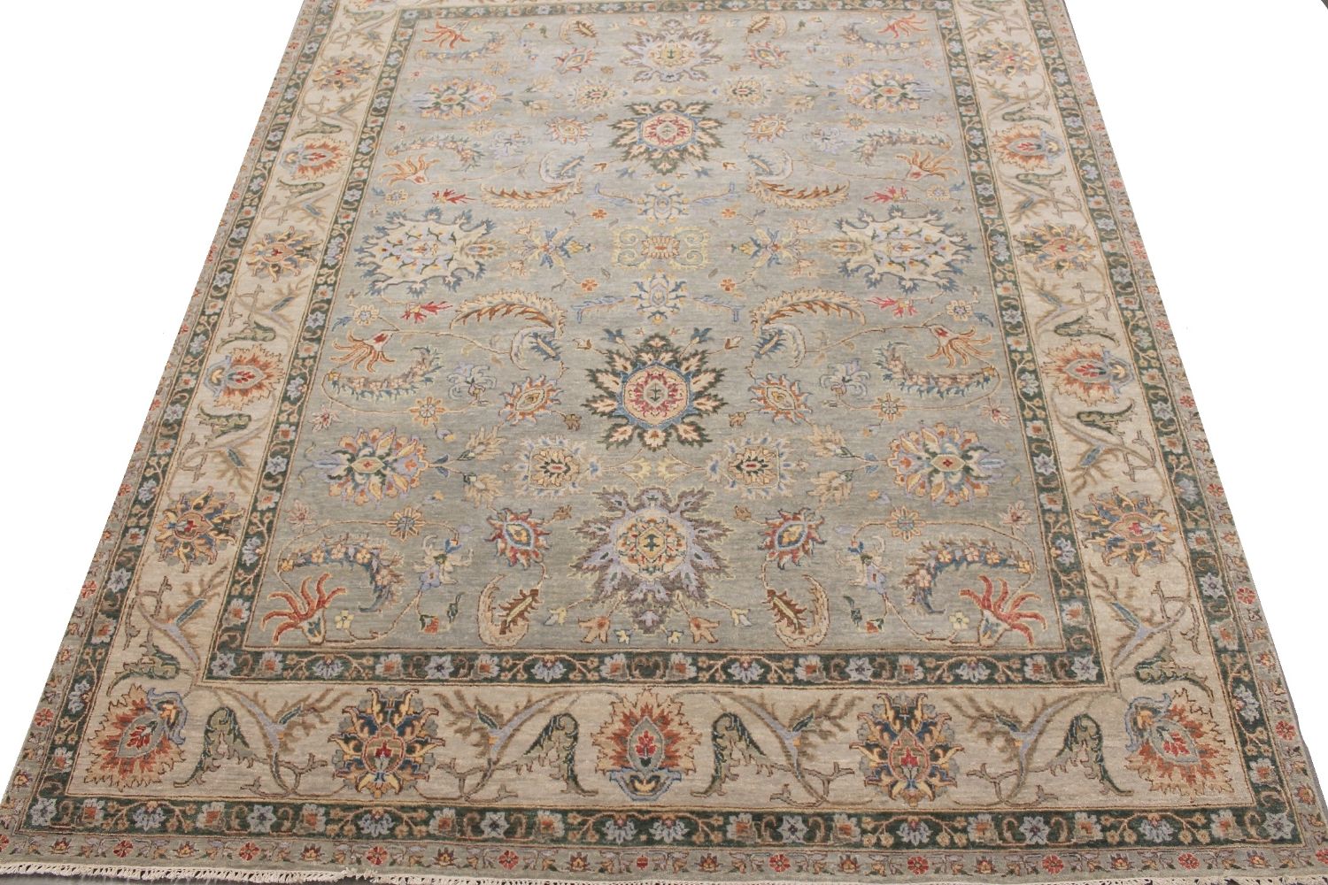 8x10 Traditional Hand Knotted Wool Area Rug - MR030258