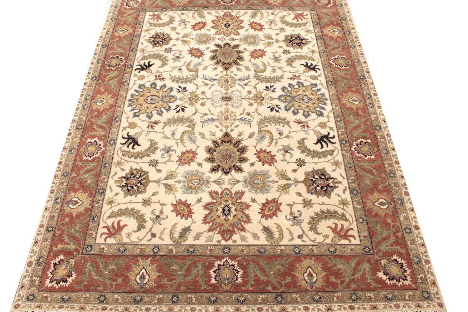 9x12 Traditional Hand Knotted Wool Area Rug - MR030260