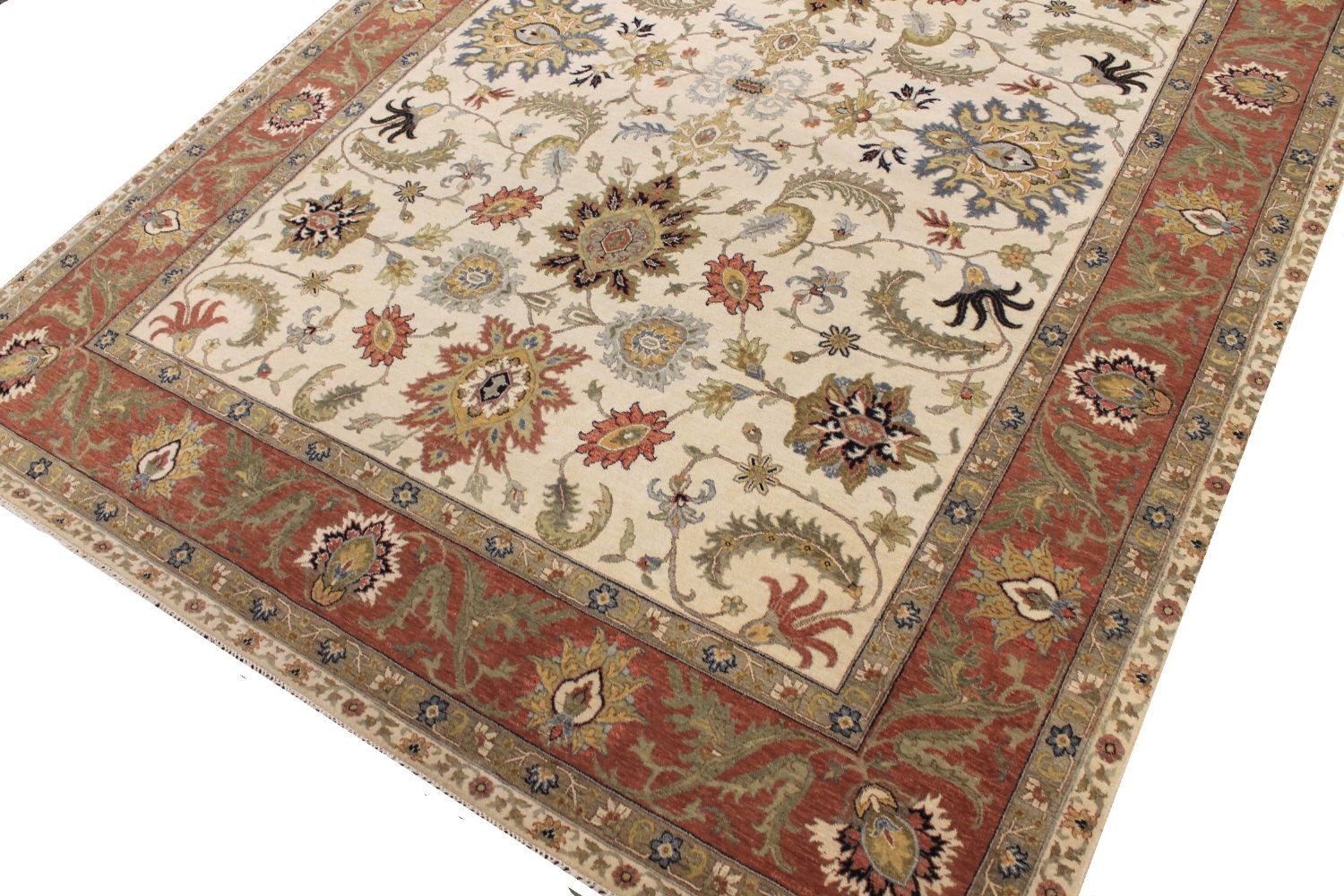 9x12 Traditional Hand Knotted Wool Area Rug - MR030260