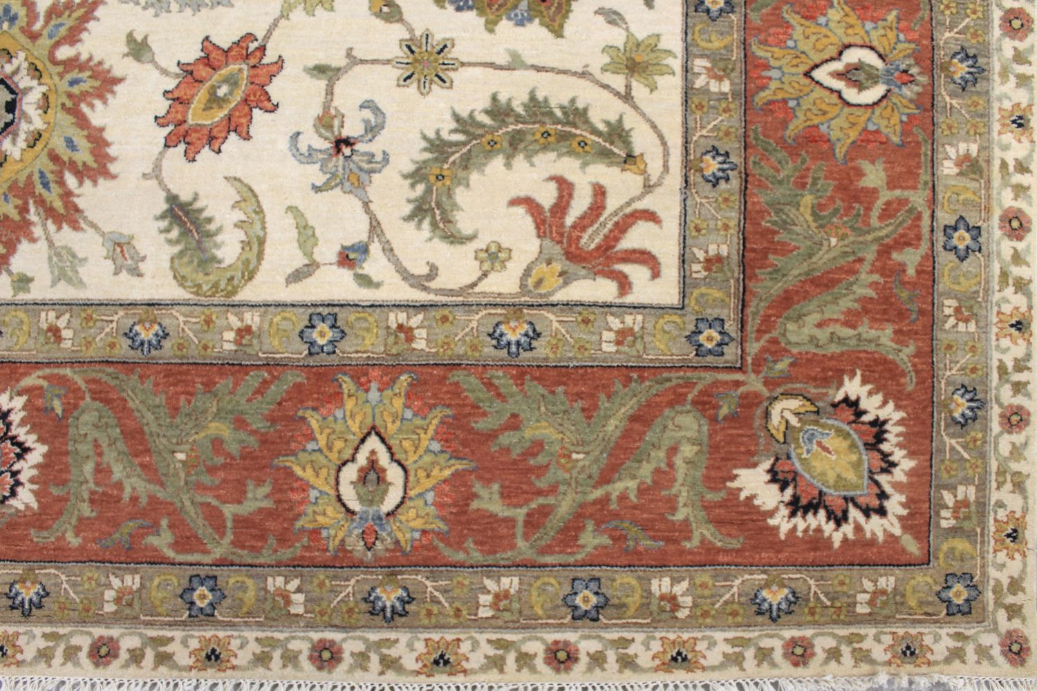 9x12 Traditional Hand Knotted Wool Area Rug - MR030260