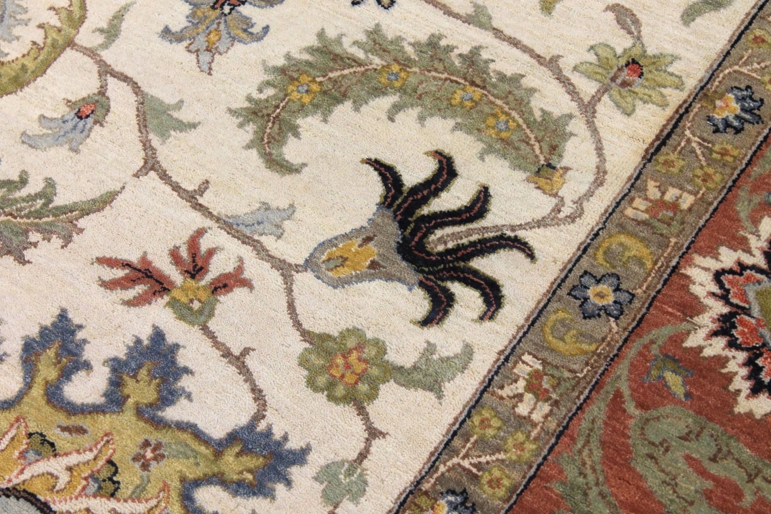 9x12 Traditional Hand Knotted Wool Area Rug - MR030260