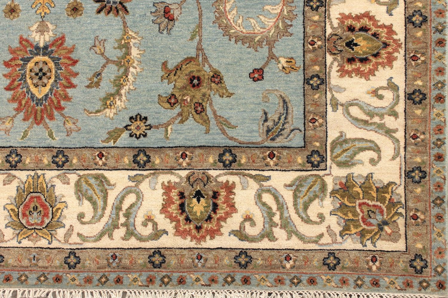 6x9 Traditional Hand Knotted Wool Area Rug - MR030267