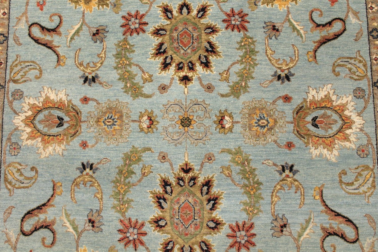 6x9 Traditional Hand Knotted Wool Area Rug - MR030267