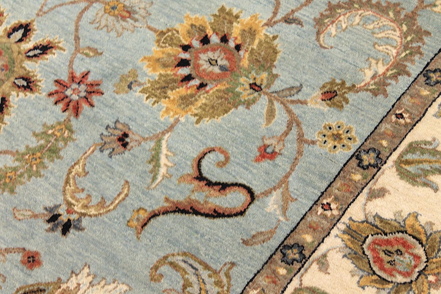 6x9 Traditional Hand Knotted Wool Area Rug - MR030267