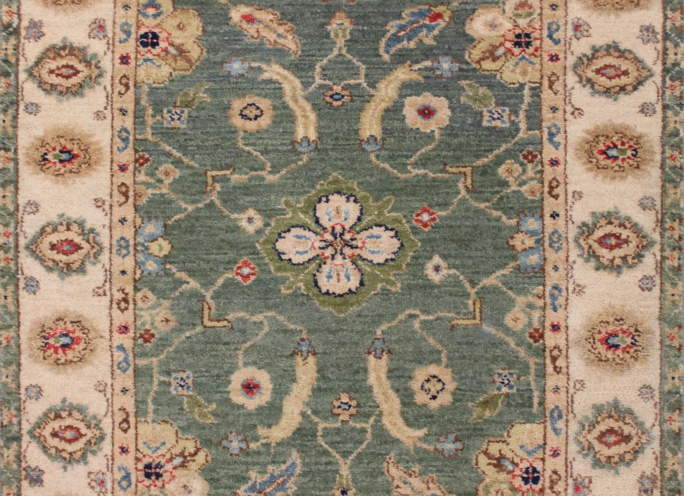 12 ft. Runner Traditional Hand Knotted Wool Area Rug - MR030268