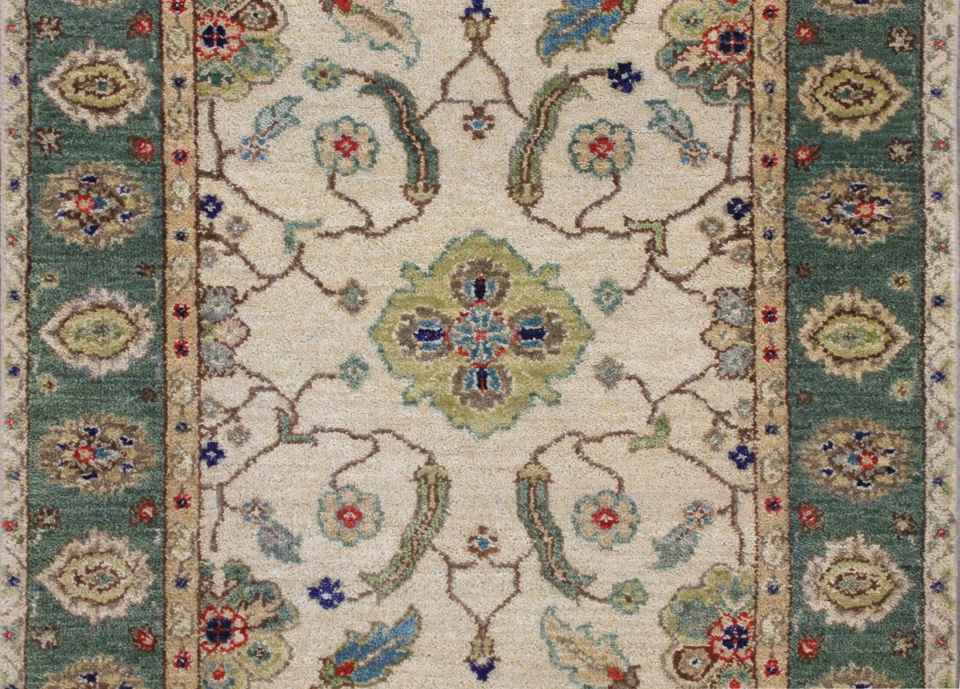 8 ft. Runner Traditional Hand Knotted Wool Area Rug - MR030269